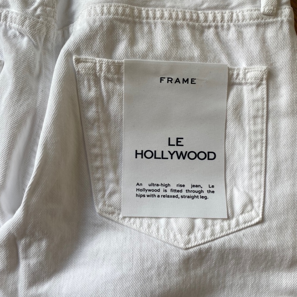 Frame Le Hollywood High Rise Straight Leg - Picture 5 of 5